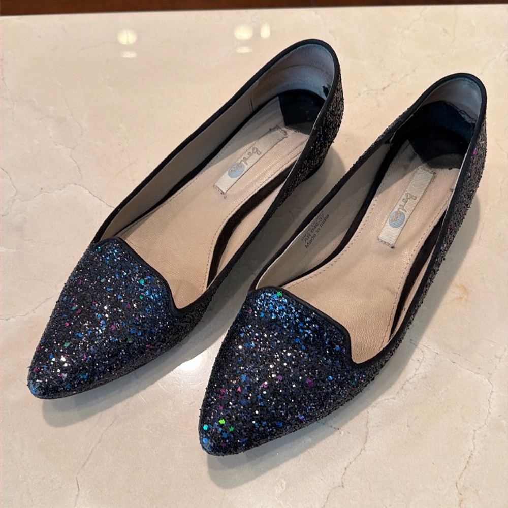 Boden glitter loafers 37